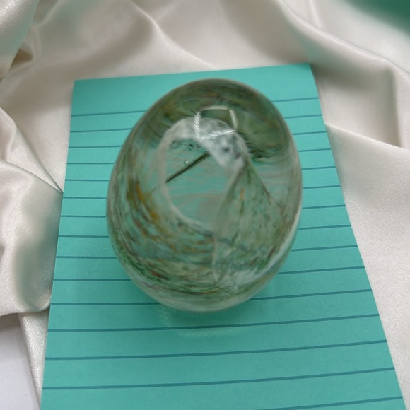 Tony Di Palma Wheaton Glass Swirl Paperweight. - Picture 7 of 7